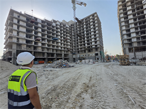 Tonino Lamborghini Residences, Meydan construction progress, 60% complete: RERA site inspection 21 Sept 2026 (photo 4)