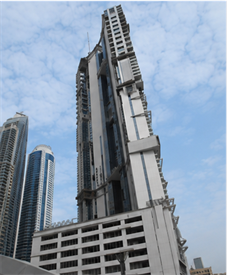 Cavalli Tower, Dubai Marina construction progress, 85.08% complete: RERA site inspection 15 Jul 2026 (photo 1)