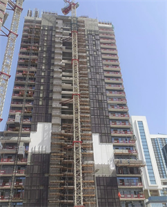 Azizi Riviera Reve Tower 2, Meydan construction progress, 76.57% complete: RERA site inspection 1 Jul 2026 (photo 2)