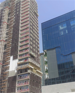 Azizi Riviera Reve Tower 2, Meydan construction progress, 76.57% complete: RERA site inspection 1 Jul 2026 (photo 6)