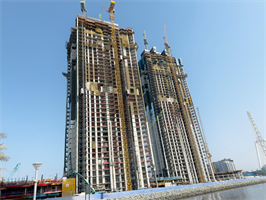 Bluewaters Bay — construction site