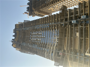 Sobha Seahaven Tower A, Dubai Harbour construction progress, 37% complete: RERA site inspection 6 Aug 2026 (photo 1)