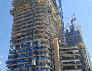 Seapoint Tower 1, Dubai Harbour construction progress, 36.78% complete: RERA site inspection 24 Jun 2026 (photo 4)
