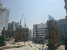 Q Gardens Lofts 2, Jumeirah Village Circle (JVC) construction progress, 35.93% complete: RERA site inspection 17 Sept 2026 (photo 6)