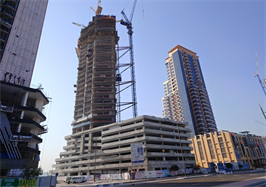 Coral Reef, Dubai Maritime City construction progress, 32.87% complete: RERA site inspection 10 Aug 2026 (photo 1)