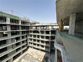 Olivia Residences, Dubai Investment Park construction progress, 38.2% complete: RERA site inspection 21 Sept 2026 (photo 3)