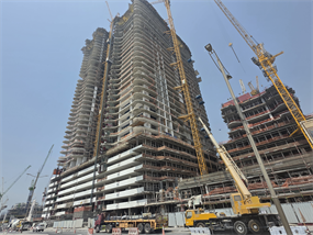 Oceanz 2, Dubai Maritime City construction progress, 42.03% complete: RERA site inspection 25 Aug 2026 (photo 2)