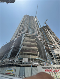Nautica Two, Dubai Maritime City construction progress, 85.45% complete: RERA site inspection 3 Sept 2026 (photo 1)