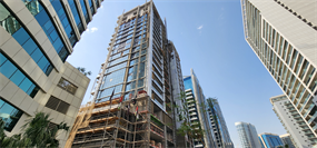 The Crestmark, Business Bay construction progress, 61.18% complete: RERA site inspection 7 Aug 2026 (photo 1)