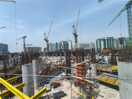 The Central Downtown — construction site