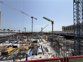 Armani Beach Residences At Palm Jumeirah — construction site