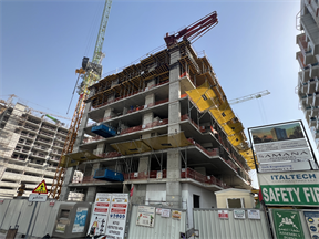 SAMANA Park Meadows, Dubai Land Residence Complex (DLRC) construction progress, 27.27% complete: RERA site inspection 18 Jun 2026 (photo 6)