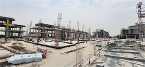 Bay Villas - Dubai Islands — construction site