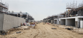 Bay Villas - Dubai Islands — construction site