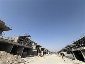 Nad Al Sheba Gardens 4, Nad Al Sheba Gardens construction progress, 57.04% complete: RERA site inspection 16 Jul 2026 (photo 1)