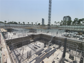 Keturah Reserve — construction site