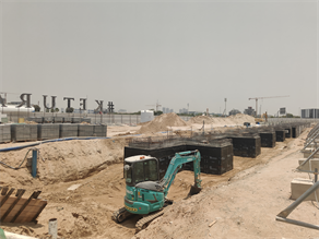 Keturah Reserve — construction site
