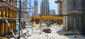 Solara Tower Dubai — construction site