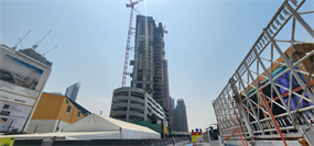One River Point, Business Bay construction progress, 35.43% complete: RERA site inspection 21 Jul 2026 (photo 3)