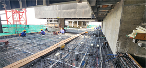 One River Point — construction site