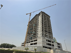 Barari Parkview by Al Mawared, Majan construction progress, 44.7% complete: RERA site inspection 13 Aug 2026 (photo 3)