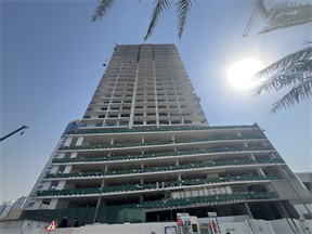 OZONE 1 Residence, Jumeirah Village Circle construction progress, 56.83% complete: RERA site inspection 14 Jul 2026 (photo 5)