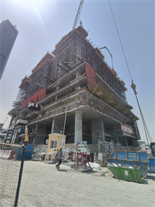 Mercer House — construction site