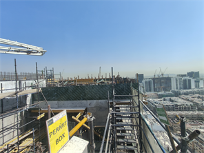 Sky Livings by Peace Homes, Jumeirah Village Circle (JVC) construction progress, 60% complete: RERA site inspection 24 Jul 2026 (photo 1)