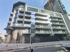 Milestone Residences, Jumeirah Village Triangle construction progress, 100% complete: RERA site inspection 4 Feb 2026 (photo 1)