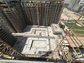 Haya on The Park, Town Square Dubai construction progress, 35.33% complete: RERA site inspection 10 Sept 2026 (photo 2)
