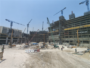 Sobha Orbis, Motor City construction progress, 18.2% complete: RERA site inspection 13 Aug 2026 (photo 1)