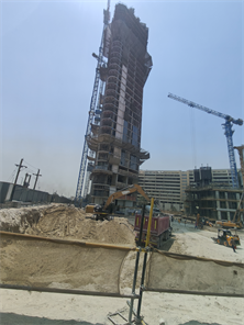 Sobha Orbis, Motor City construction progress, 18.2% complete: RERA site inspection 13 Aug 2026 (photo 2)