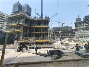 Sobha Orbis — construction site