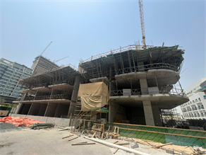 Sereno Residences, Jumeirah Village Circle construction progress, 22.43% complete: RERA site inspection 3 Aug 2026 (photo 1)