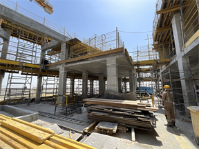 320 Riverside Crescent, Sobha Hartland 2 construction progress, 56.67% complete: RERA site inspection 24 Aug 2026 (photo 6)