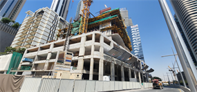 Azha Downtown Residences — construction site