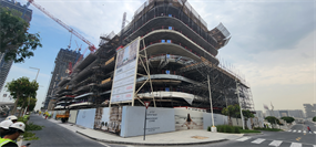 Dubai Harbour Residences (Area 3), Dubai Harbour construction progress, 34.76% complete: RERA site inspection 11 Aug 2026 (photo 1)