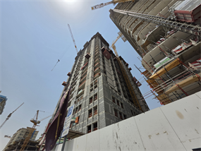 Time 3, Dubailand Residence Complex construction progress, 47.14% complete: RERA site inspection 24 Aug 2026 (photo 5)