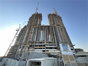 Skyscape — construction site