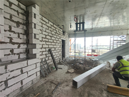 Oasiz 1 By Danube — construction site