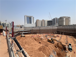 Terra Tower, Dubai Land Residence Complex (DLRC) construction progress, 7.43% complete: RERA site inspection 8 Jul 2026 (photo 1)
