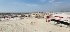 Bay Grove Residences, Dubai Islands — construction site