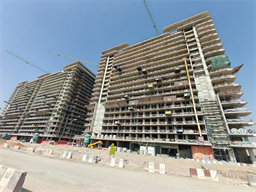 Azizi Venice 13 Building A, Dubai South construction progress, 45.87% complete: RERA site inspection 14 Oct 2026 (photo 4)