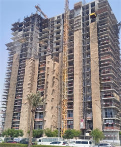 Vida Residences Club Point — construction site