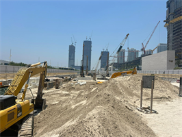 W Residences At Dubai Harbour — construction site