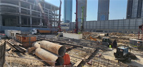 The Chedi Private Residences, Barsha Heights (Tecom) construction progress, 2.61% complete: RERA site inspection 8 Sept 2026 (photo 1)