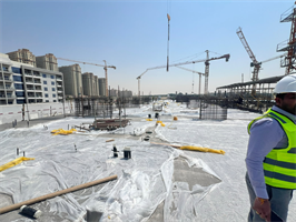 Ember at Park Five, Dubai Production City (IMPZ) construction progress, 18.24% complete: RERA site inspection 17 Sept 2026 (photo 1)