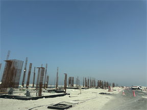 Palm Jebel Ali - Frond B — construction site