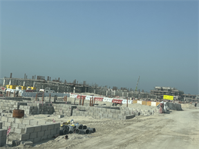 Palm Jebel Ali - Frond F — construction site