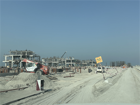 Palm Jebel Ali - Frond F — construction site